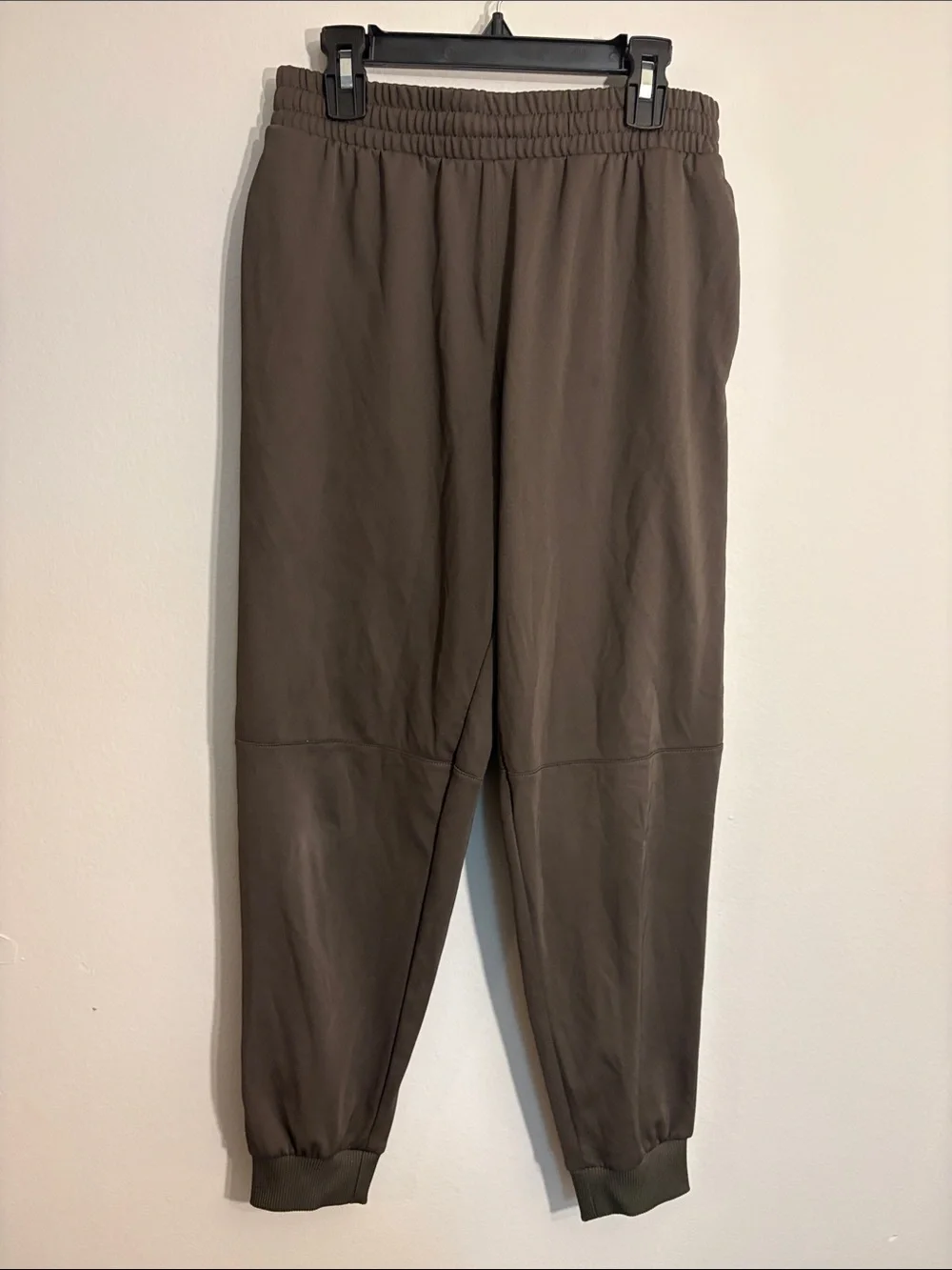 Nike Boys green Joggers with Olive and White Side Stripes